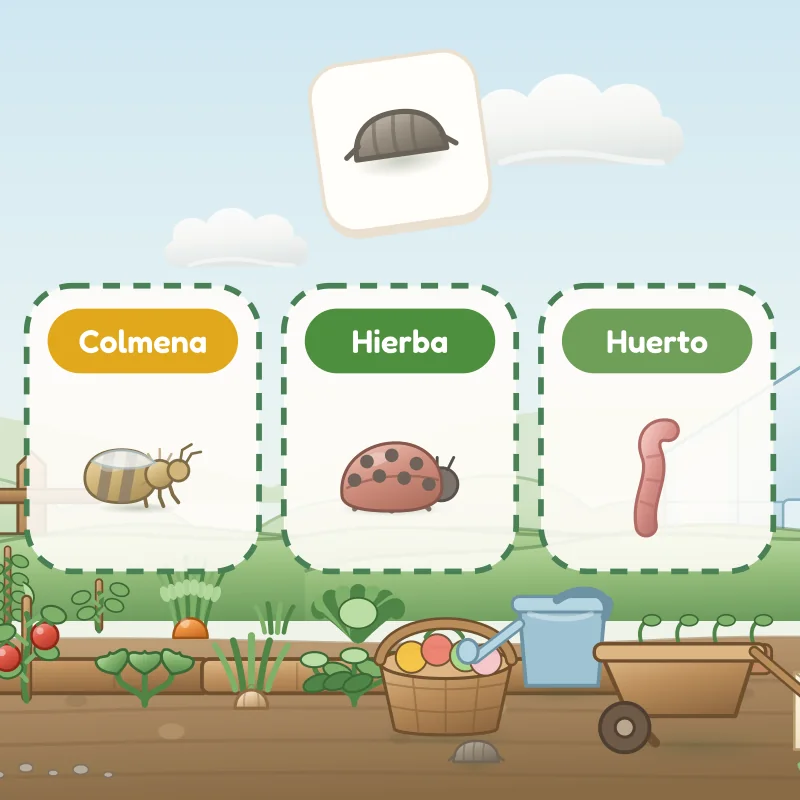 Portada del juego «Clasifica los Animales»