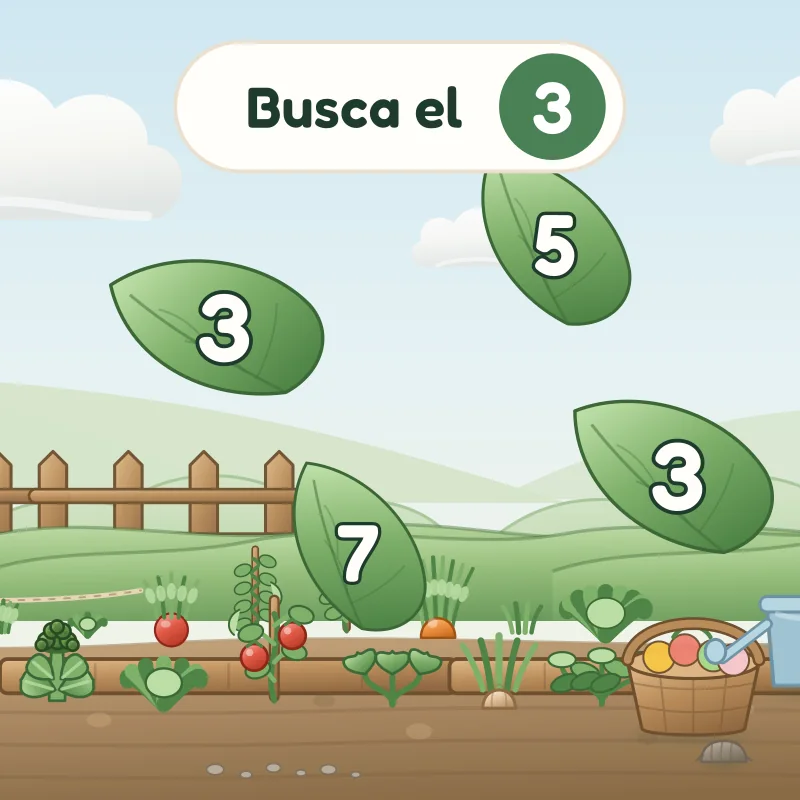 Portada del juego «Hojas con números»